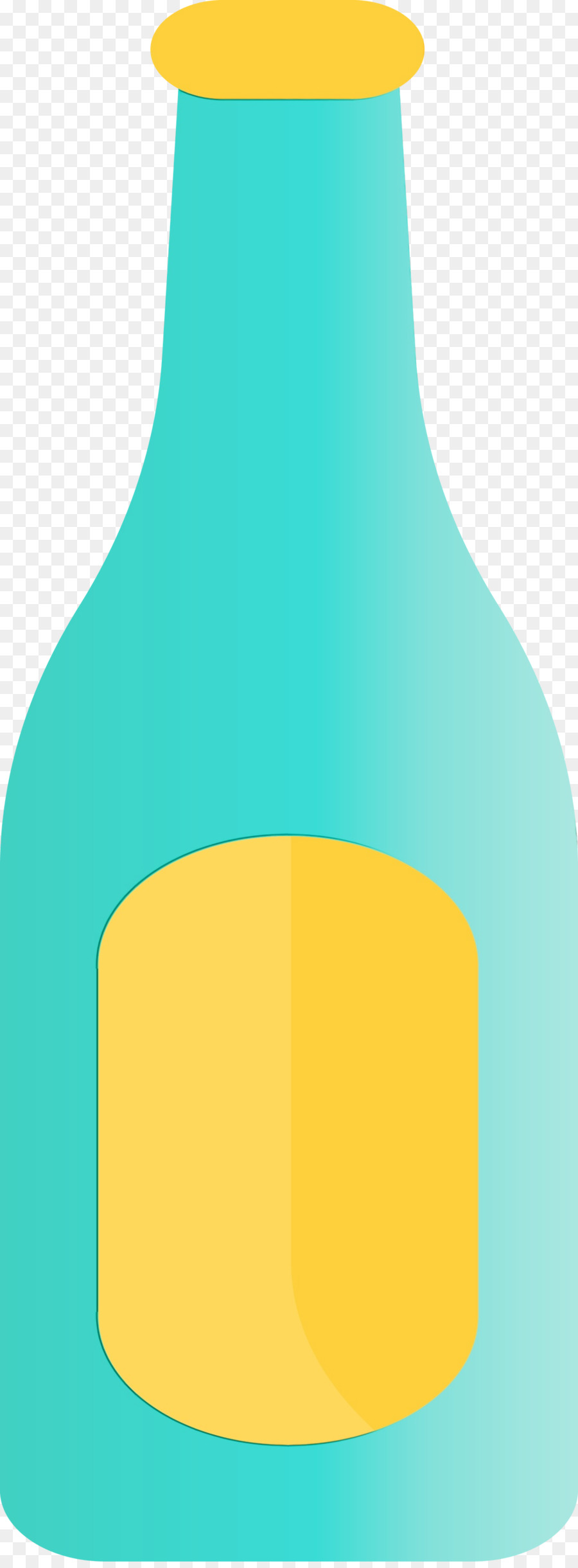 bottle angle line yellow font