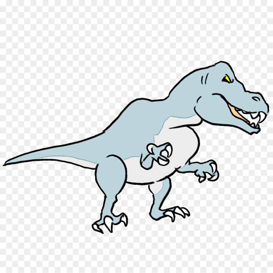 Tyrannosaurus Cartoon Linie Kunst Zeichen Linie - 