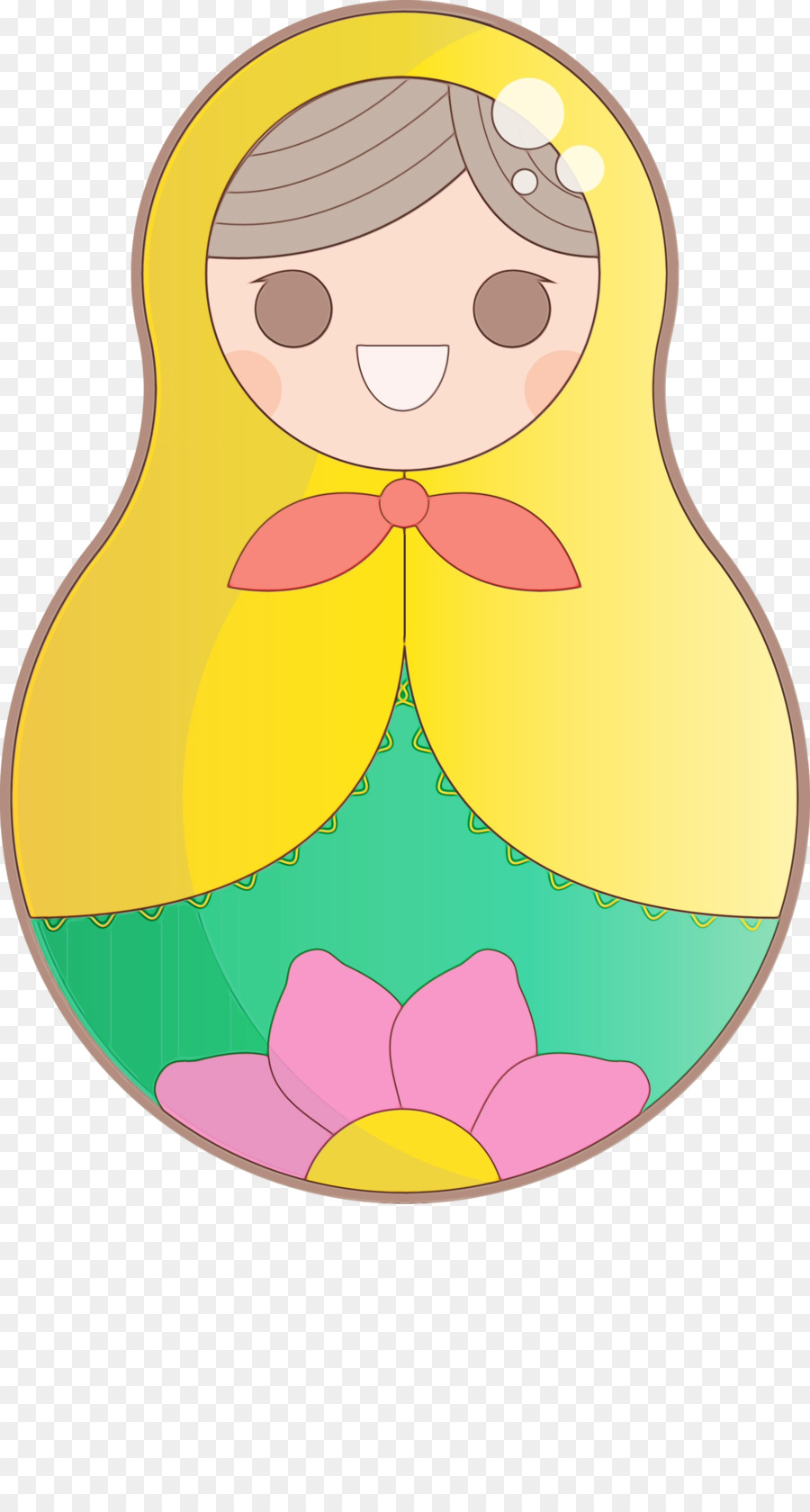yellow character flower character created by