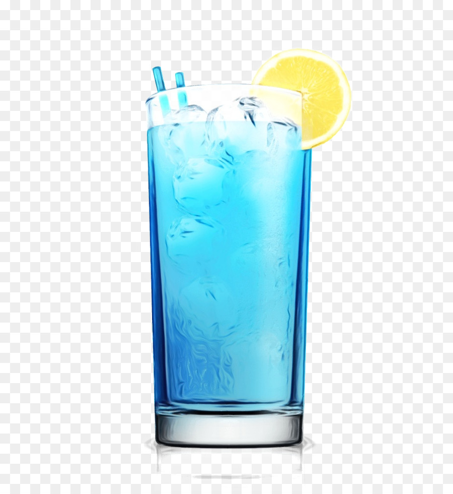 blau hawaii Cocktail garnieren Bucht Brise Wodka Tonic Rickey - 