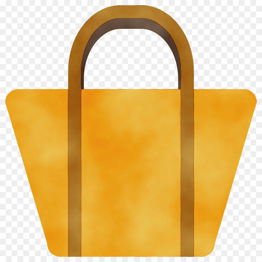 Einkaufstasche gelbe rechteckige Tasche - 