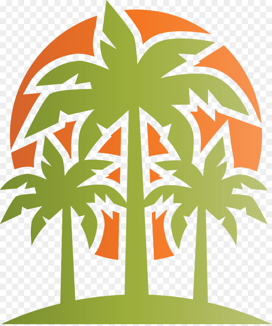 Palmenstrand tropisch - 