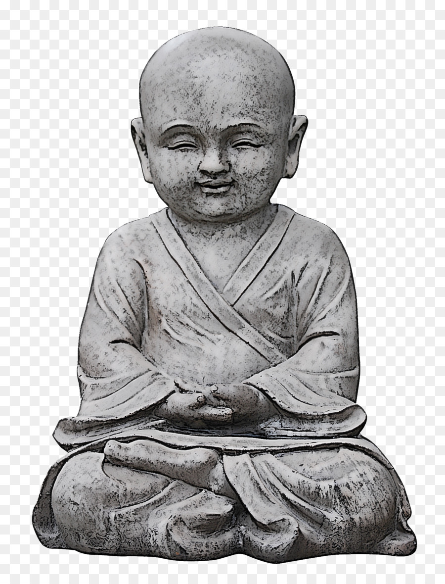 Gautama Buddha statua meditazione scultura classica seduta - 