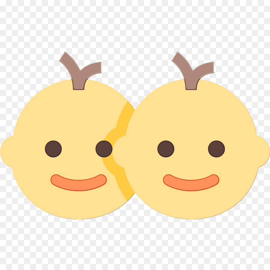 smiley yellow cartoon fruit