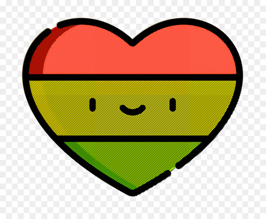 Icona di amore e romanticismo Icona di reggae Icona del cuore - 