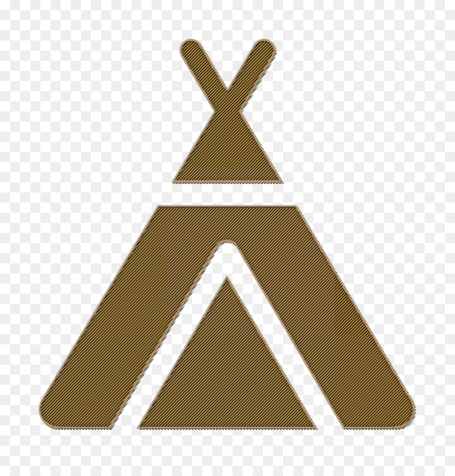 Camp-Symbol Reisesymbol Zelt-Symbol - 