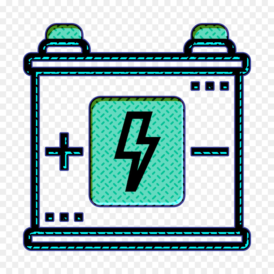 Kfz-Ersatzteilsymbol Ersatzsymbol Batteriesymbol - 