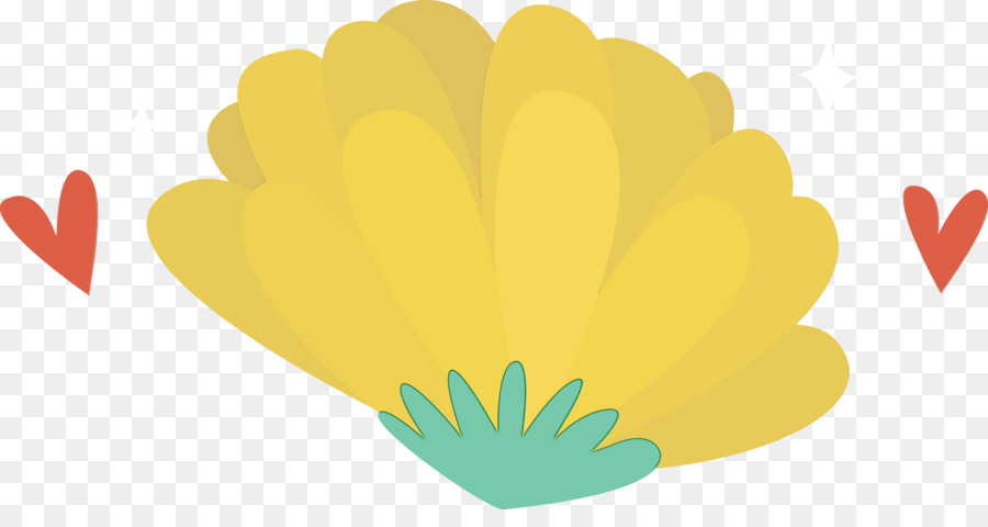 Blütenblatt gelbe Schrift Computer m - 