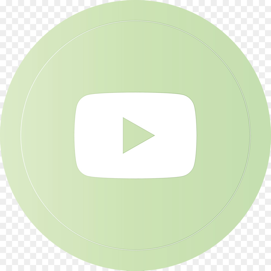 youtube logo icon aquarellfarbe nasse tinte - 