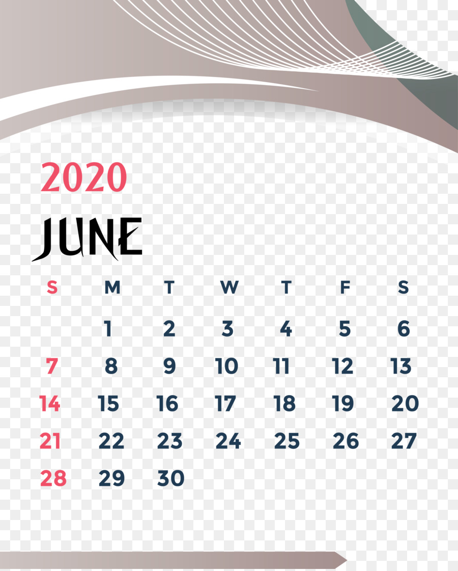 Calendario stampabile giugno 2020 Calendario giugno 2020 Calendario 2020 - 