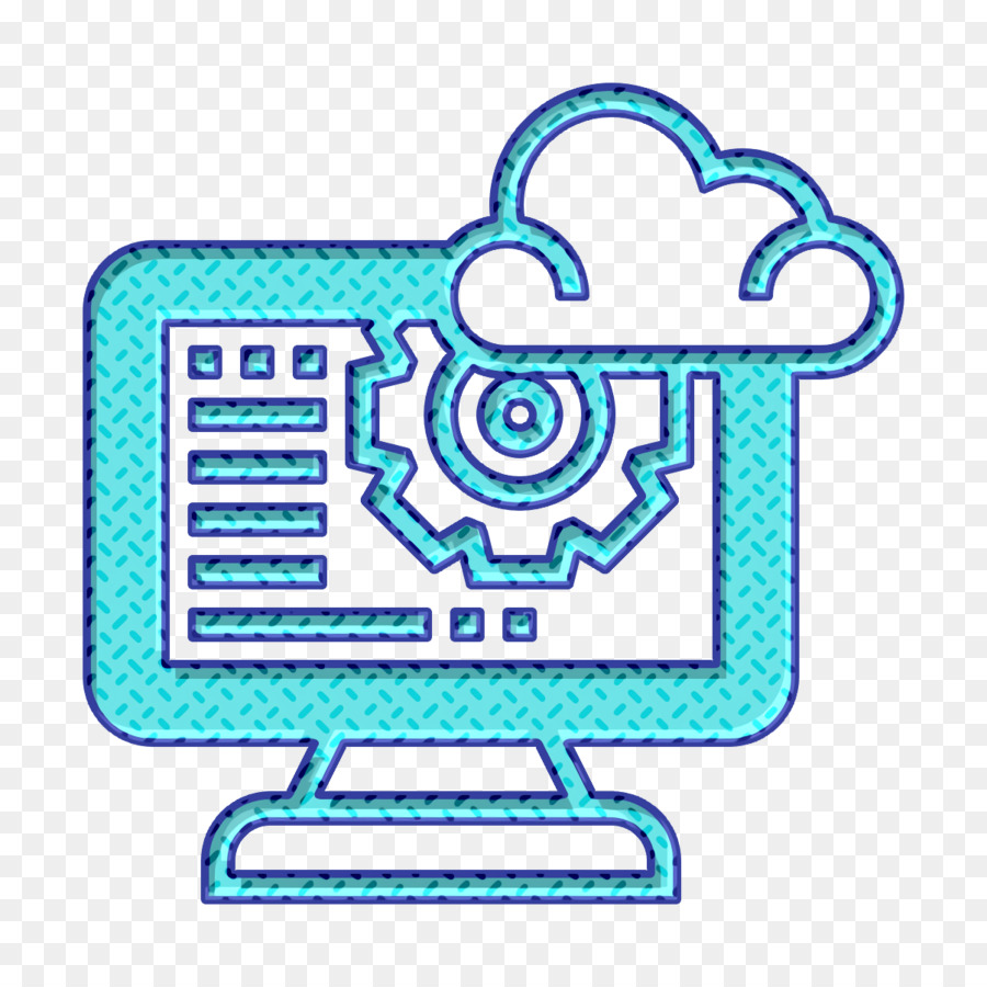 Cloud icon Big Data icon