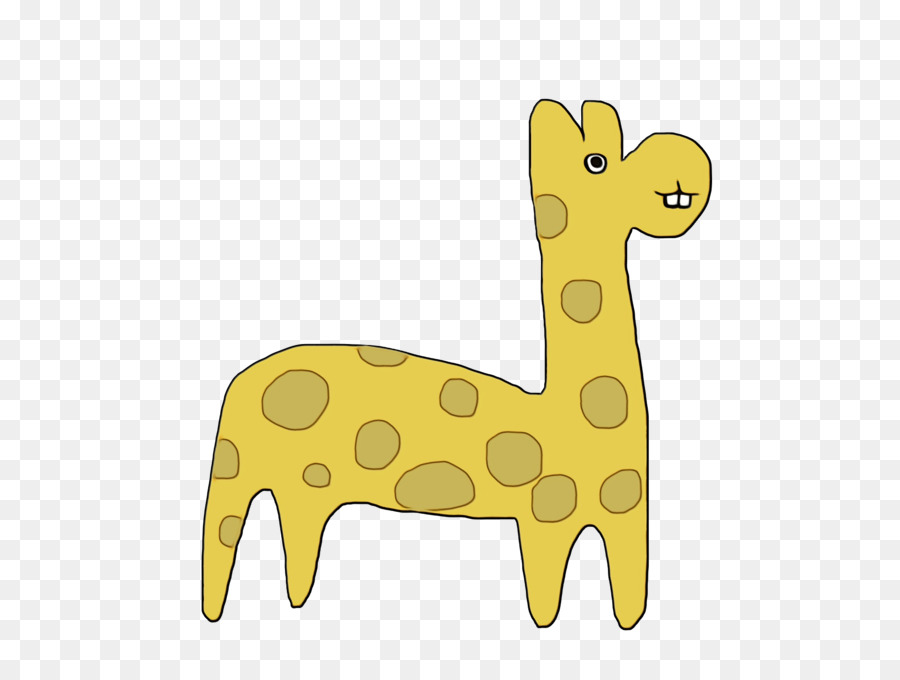 Giraffen-Muster in gelb-Tier-Figur Schwanz - 