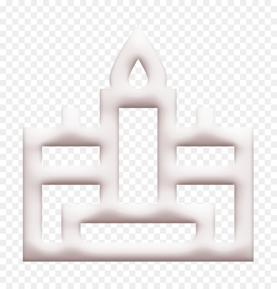 Religion-Symbol Möbel und Haushalt-Symbol Kerzen Symbol - 