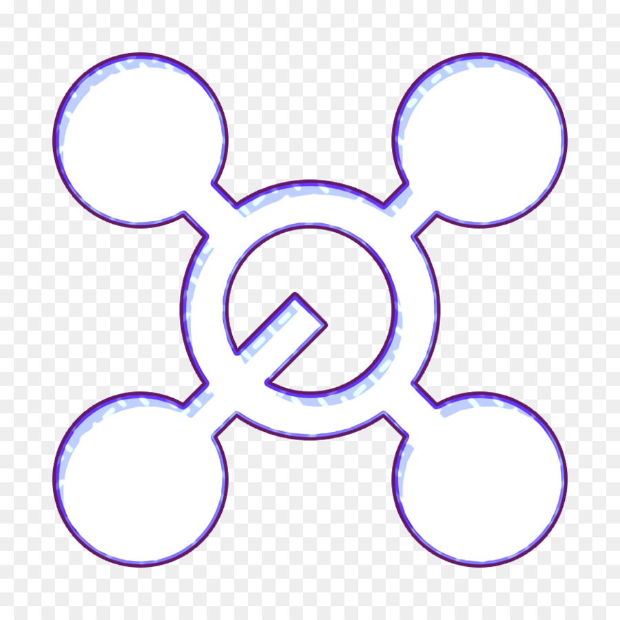 Physik und Chemie-Symbol Molekül-Symbol Molekulare Symbol - 
