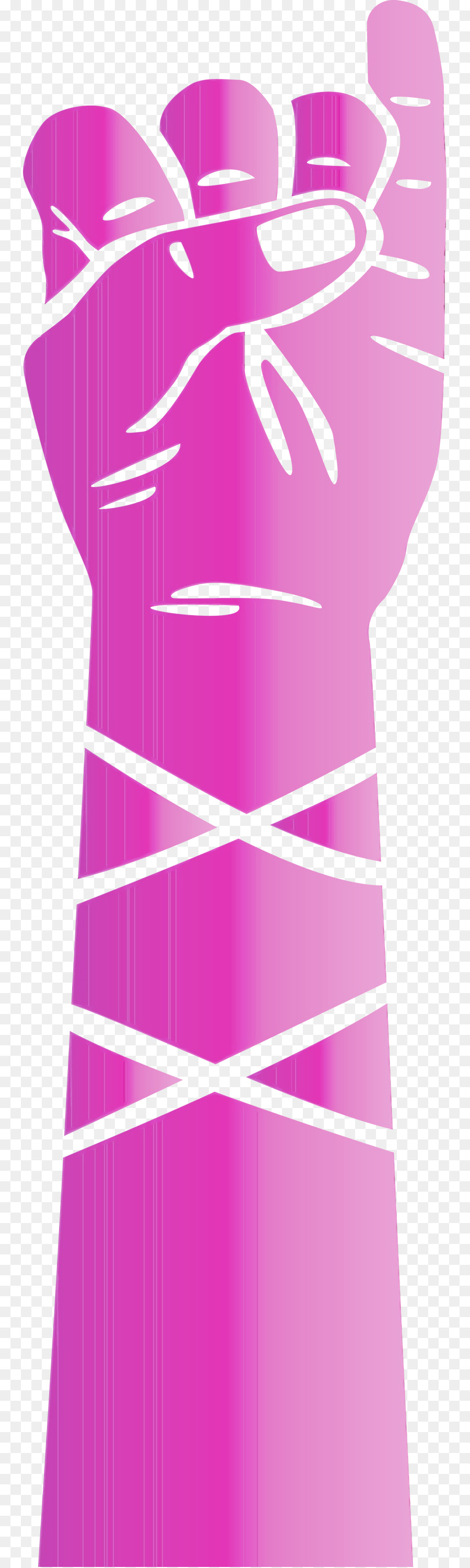 Kleid rosa m Schriftlinie Meter - 