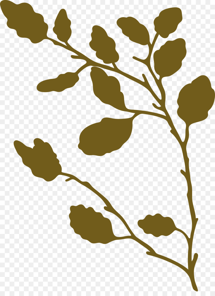 cành cây, lá gốc hoa mẫu - 