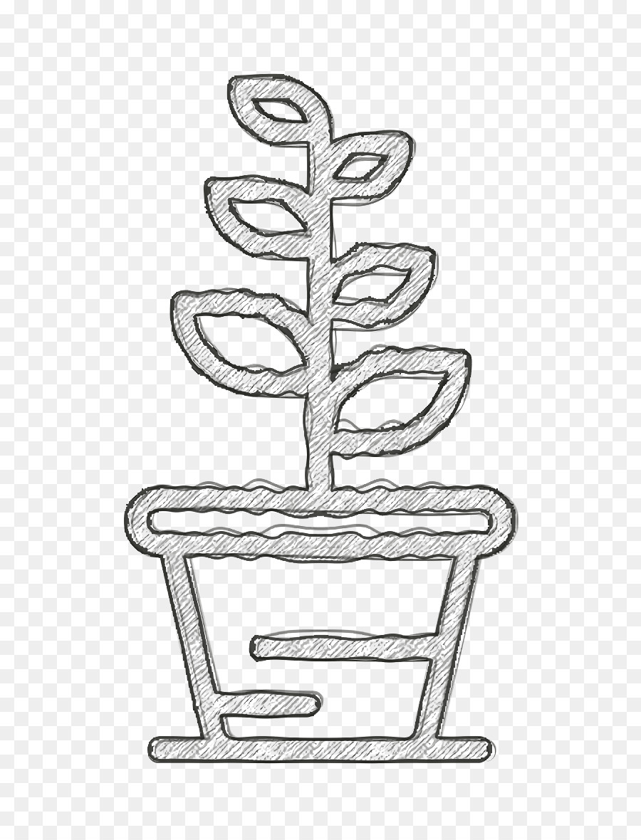 Pflanze Symbol Botanischen Symbol-Home-Dekoration-Symbol - 