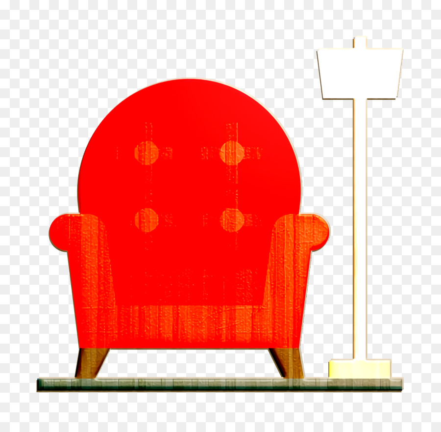 Sessel-Symbol Lounge-Symbol Home-Dekoration-Symbol - 
