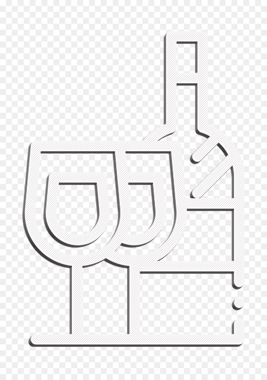 Weinglas icon-Wein icon-Getränke-Symbol - 