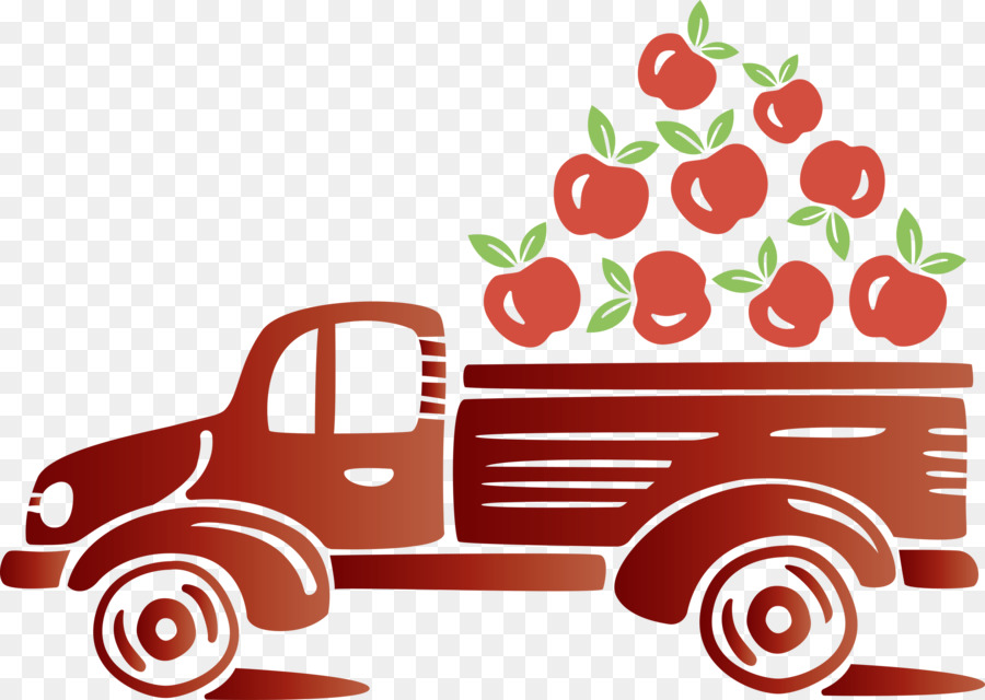 Apple Camion Di Frutta Autunnale - 