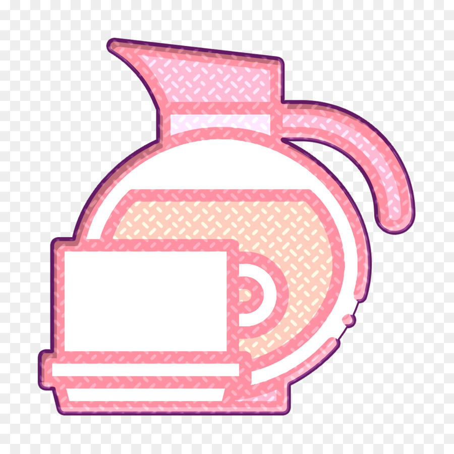 Breakfast icon Coffee pot icon Beverage icon