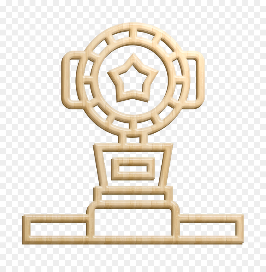 Gewinner Symbol Trophy-Symbol Symbol für Erfolg - 