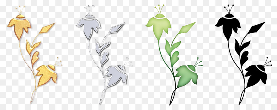 Linie Kunst-Blatt-Charakter-pflanze-Stiel Zweig - 