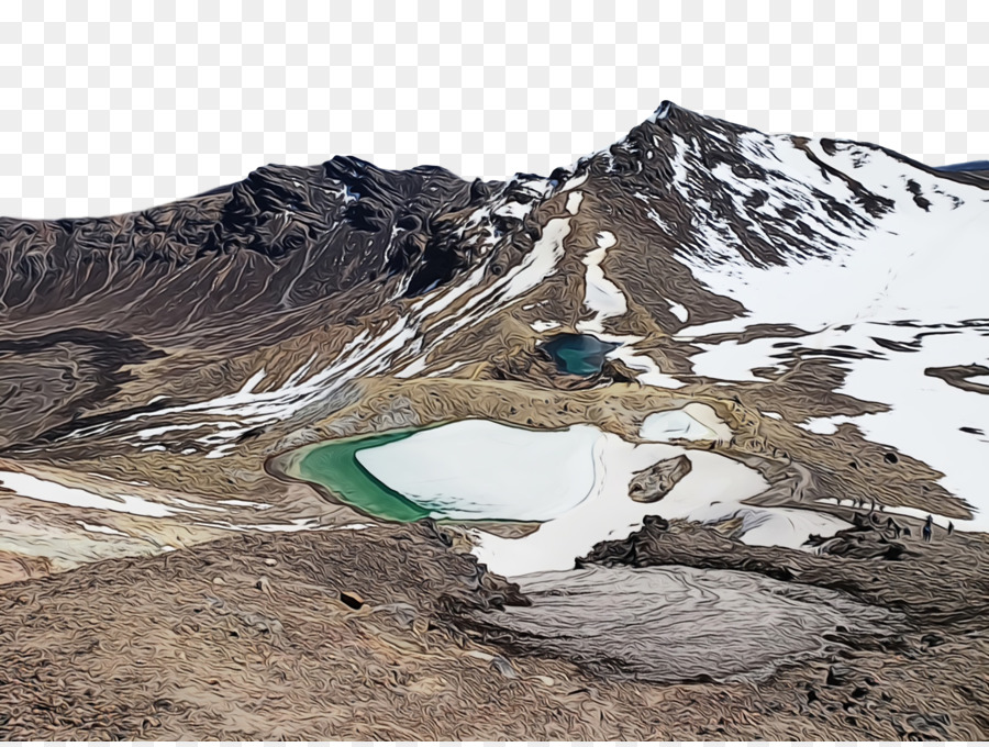 Gletschersee moraine Geologie crater lake tarn - 