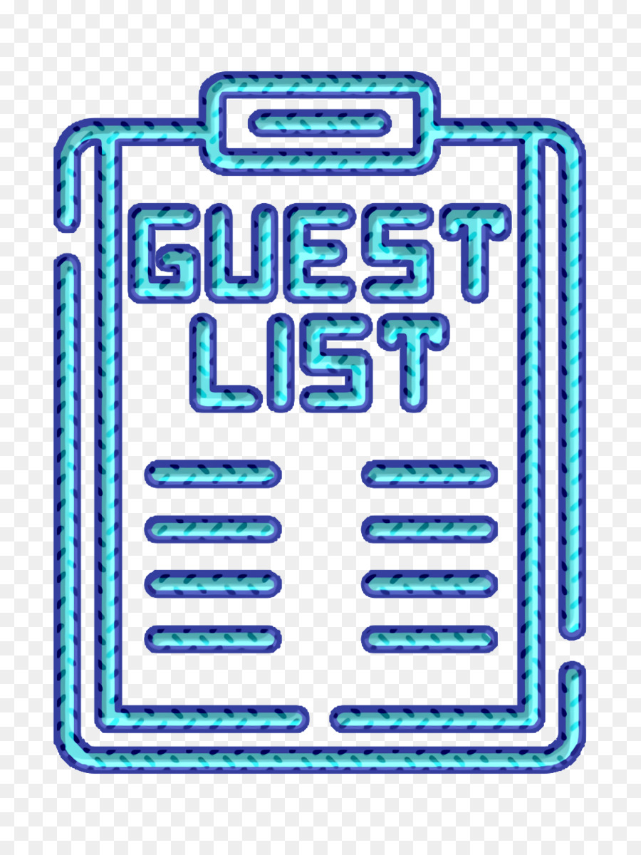 Guest list icon Guest icon Night Party icon