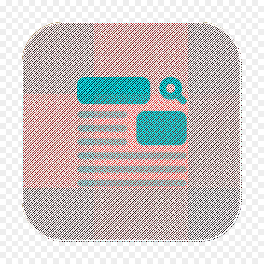 Search icon Wireframe icon