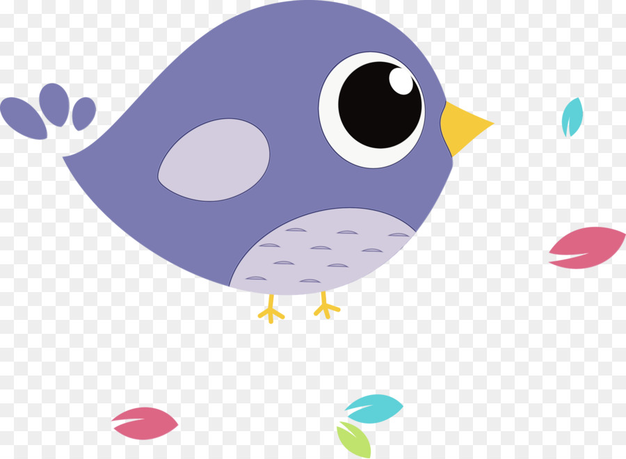 beak flightless bird birds purple computer