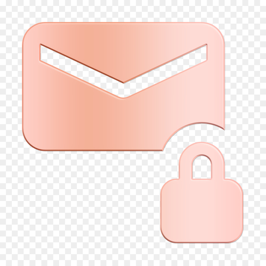 E-Mail-Symbol Vorhängeschloss-Symbol - 