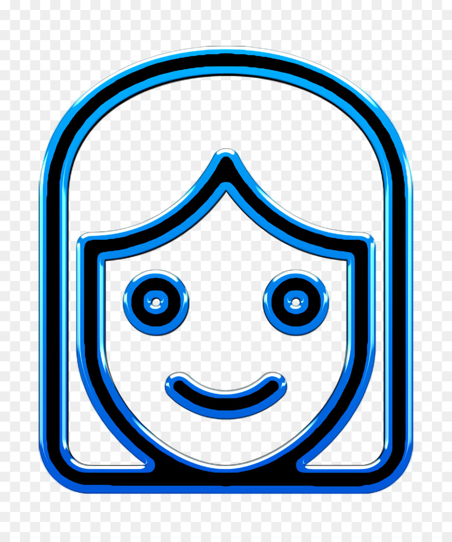 Smiley and people icon Emoji icon Girl icon