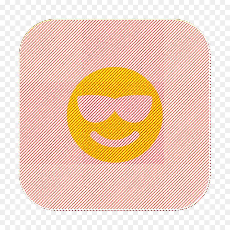 Cool-Symbol, Emoji-Symbol, Smiley, und Menschen, Symbol - 
