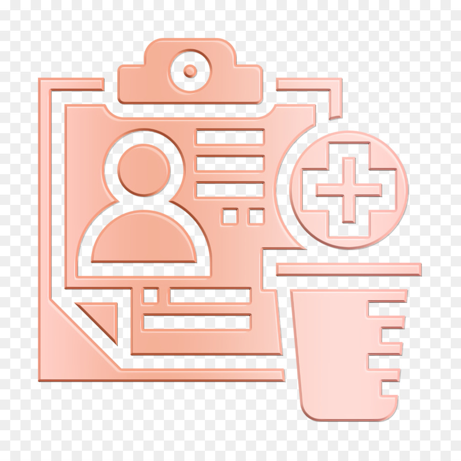 Gesundheits-Checkups-Symbol Urin-Analyse-Symbol - 
