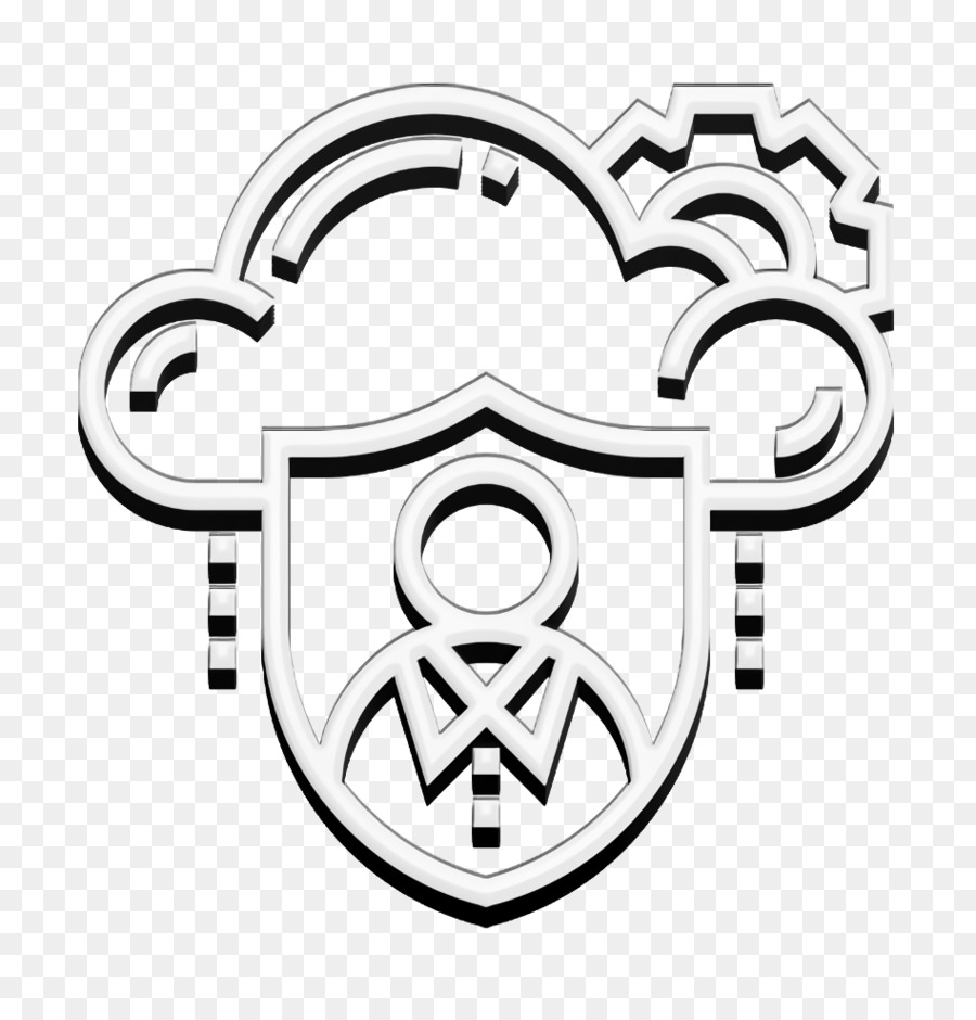 Cloud-Service-Eigenes Symbol-Symbol Symbol 