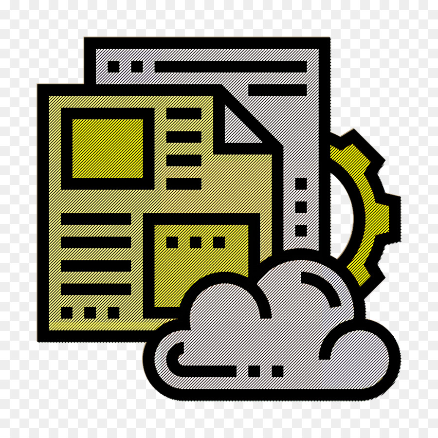Content management icon Cloud Service icon Setup icon