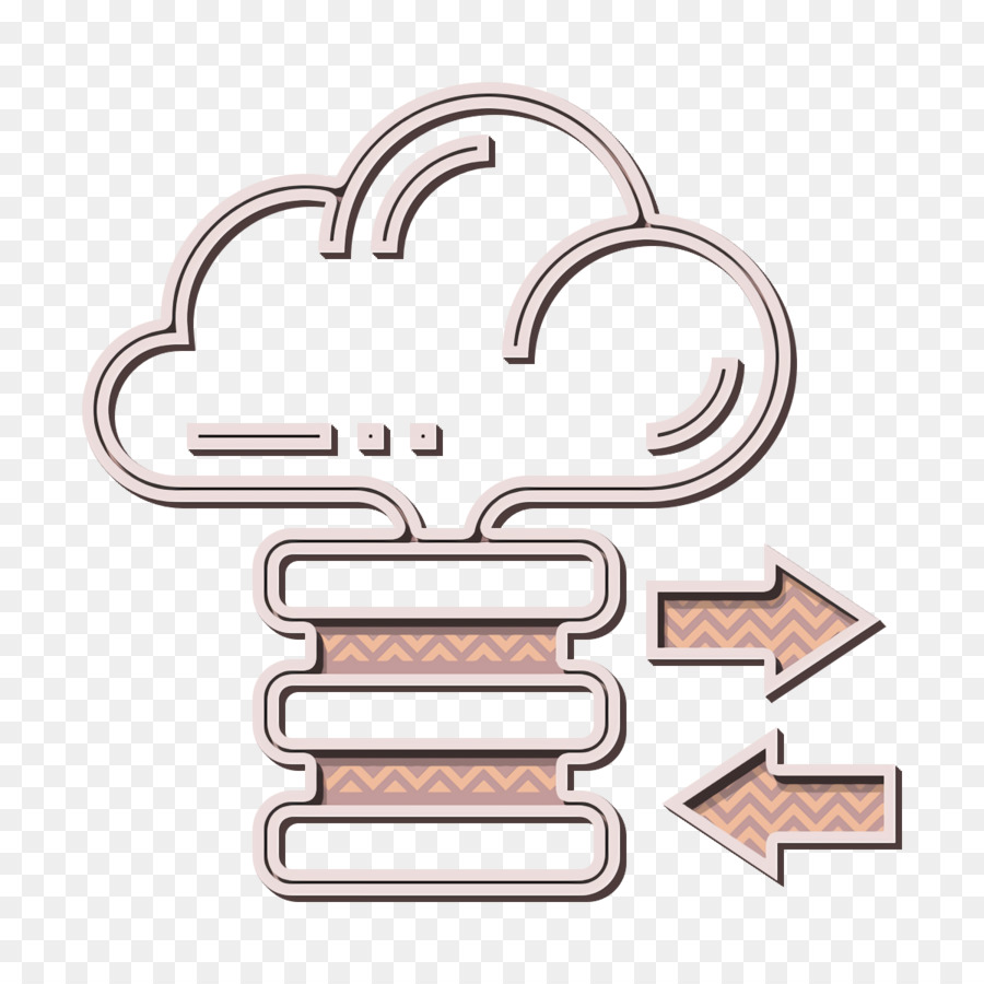 Cloud-Speicher-Symbol Download-Symbol Daten-Management-Symbol - 