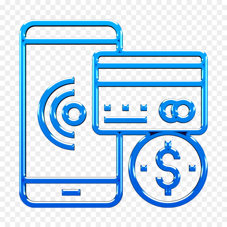 Symbol für Finanztechnologie Symbol für Online-Zahlung - 
