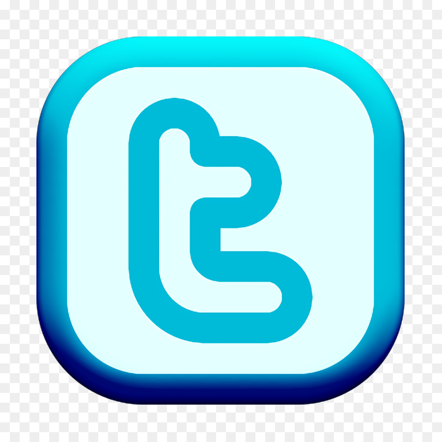 Social Media Color icon Twitter icon