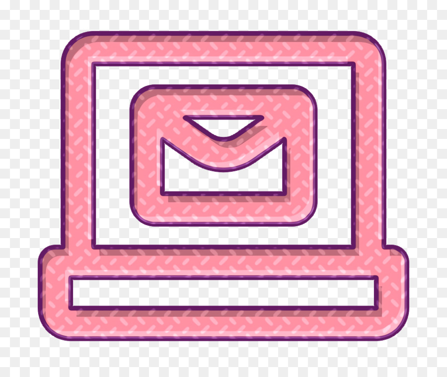 Werbesymbol E-Mail-Symbol Laptop-Computer-Symbol - 