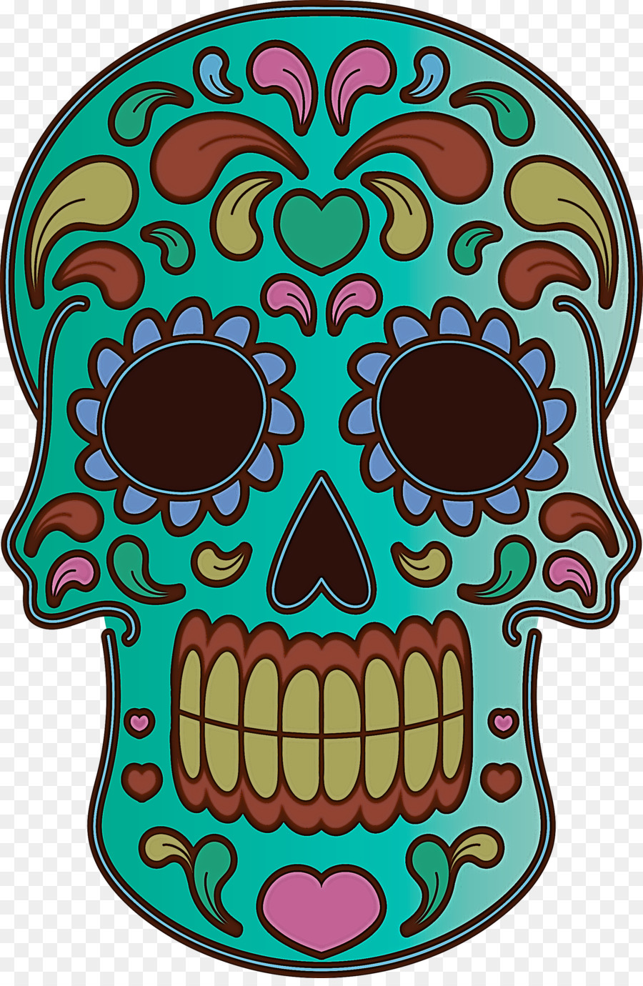 Day of the Dead Día de Muertos Skull