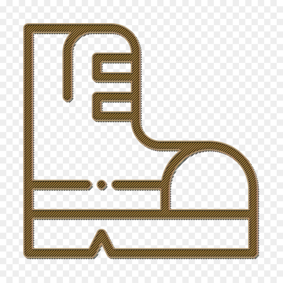 Schuhsymbol Camping-Symbol Boot-Symbol - 