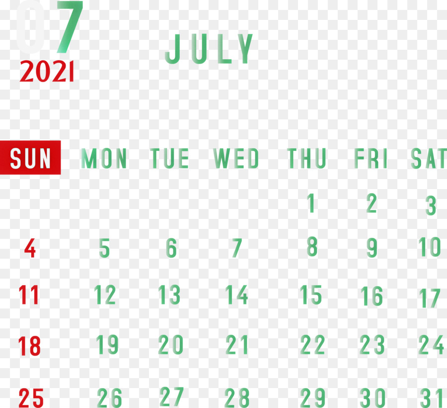 Juli 2021 Druckbare Kalender 2021 monatskalender Printable 2021 Monatlicher Kalender Vorlage - 