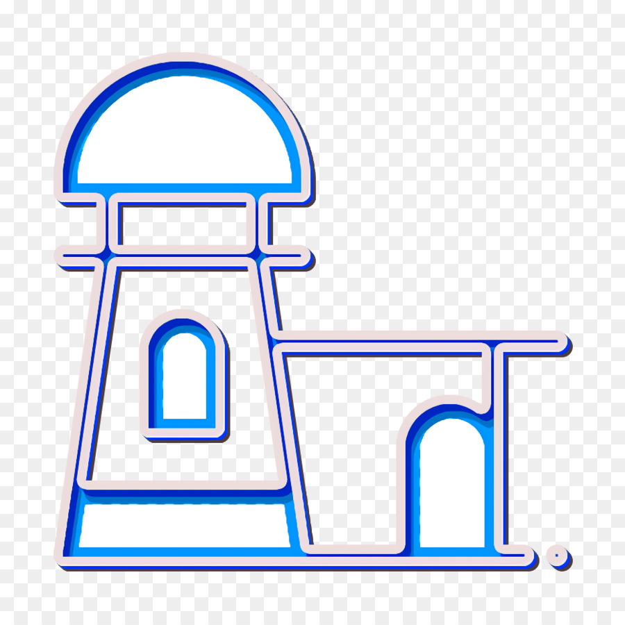 Stadtbild-Symbol Leuchtturm-Symbol Architektur und Stadt-Symbol - 