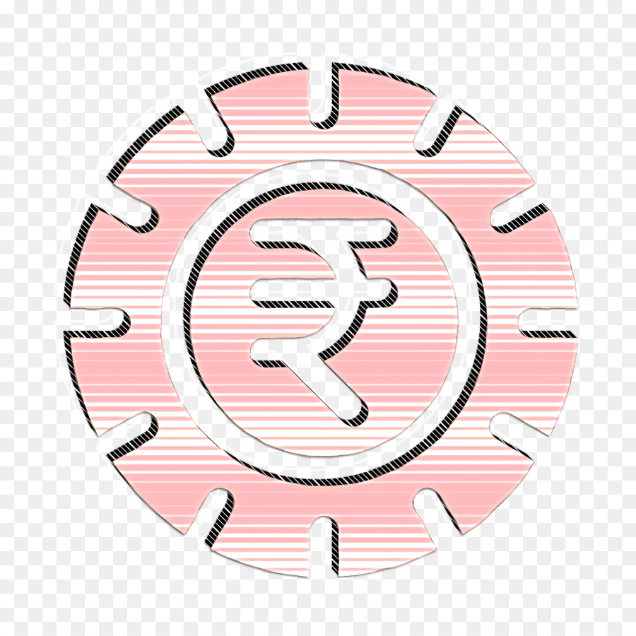 Münzsymbol Indien-Symbol Rupien-Symbol - 