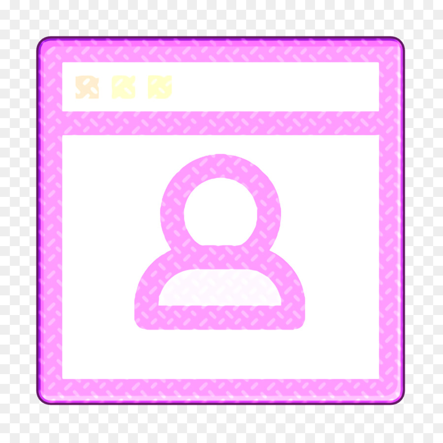 Web page icon User icon UI icon