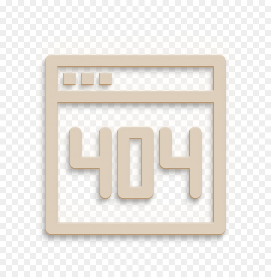 UI-Symbol Fehler 404-Symbol Symbol 