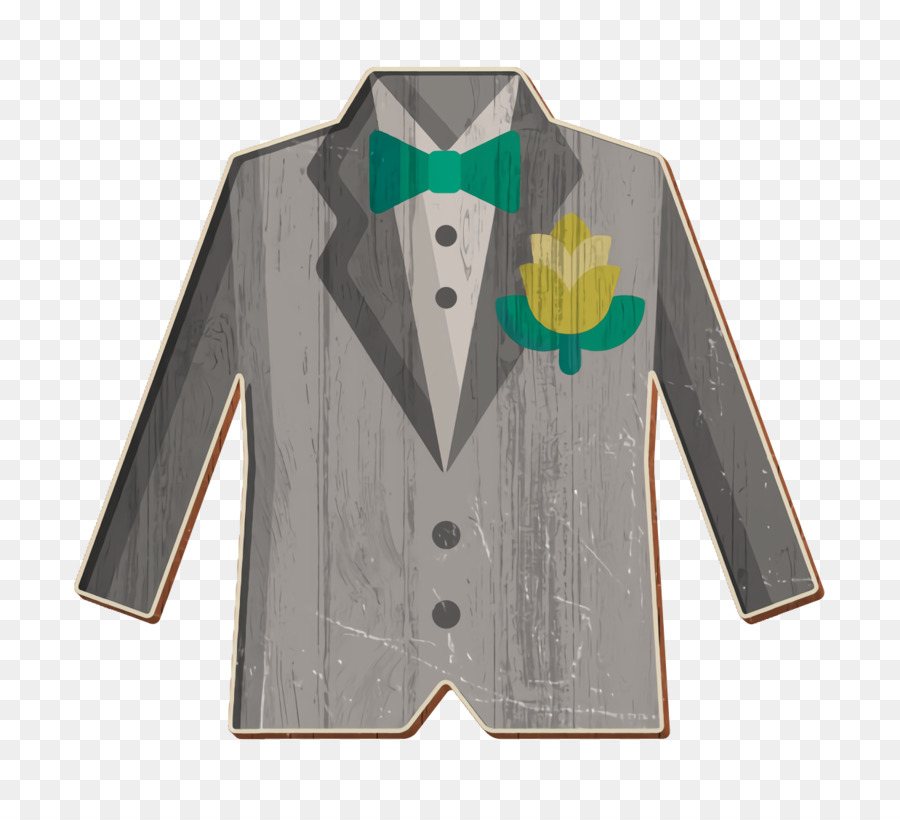 Tuxedo icon Wedding suit icon Wedding icon