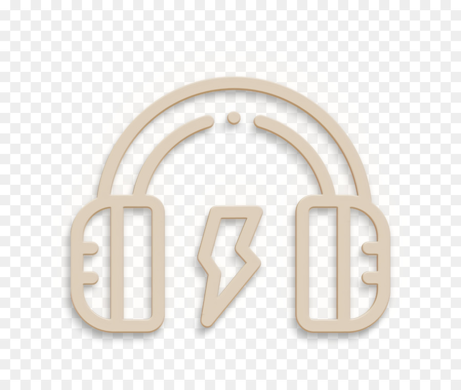 Musik- und Multimedia-Symbol Rock'n'Roll-Symbol Kopfhörersymbol - 